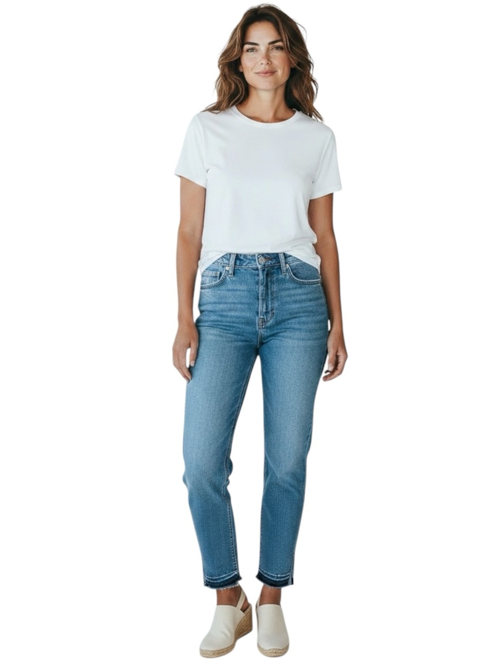 JUDY BLUE Skinny Fit Raw Hem Split Ankle Size 5/27 -- SUPER COMFY!!! - Picture 10 of 10